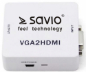 Savio VGA – HDMI Full HD / 1080p 60Hz Converter/ Adapter (CL-110