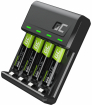 Bateriju lādētājs Green Cell VitalCharger and 4x AAA Ni-MH 800mAh Batteries (GRSETGC02