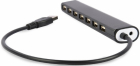 USB Centrmezgls Gembird USB 2.0 7-port Black (UHB-U2P7-04
