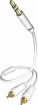 Kabelis Inakustik 3.5mm - 2x RCA 0.75m White (0031000075