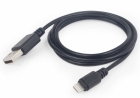 Cable Gembird USB Male - Apple Lightning Male 1m Black (CC-USB2-AMLM-1M