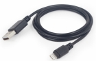 Kabelis Gembird USB Male - Apple Lightning Male 2m Black (CC-USB2-AMLM-2M