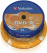 Blank DVD-R AZO Verbatim 4.7GB 16x 25 pack Spindle (43522V